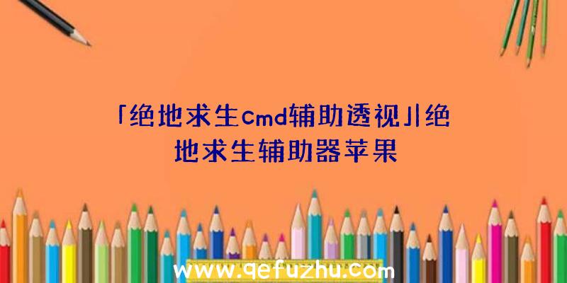 「绝地求生cmd辅助透视」|绝地求生辅助器苹果